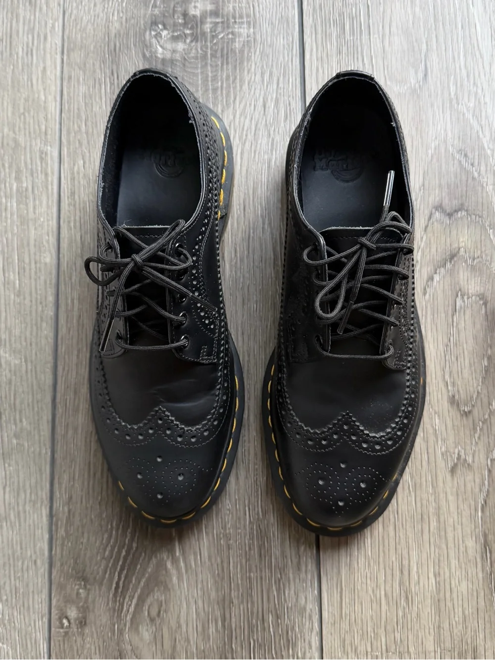 Dr. Martens 3989 YS Black Brogue Oxford Shoes